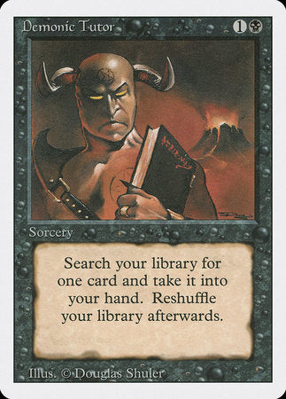 Demonic Tutor [Revised Edition] | Exor Games Bridgewater