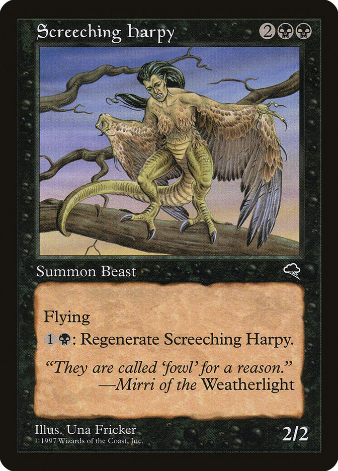 Screeching Harpy [Tempest] | Exor Games Bridgewater