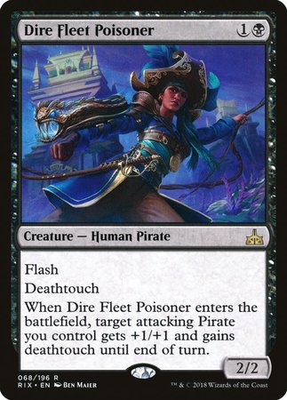 Dire Fleet Poisoner [Rivals of Ixalan] | Exor Games Bridgewater