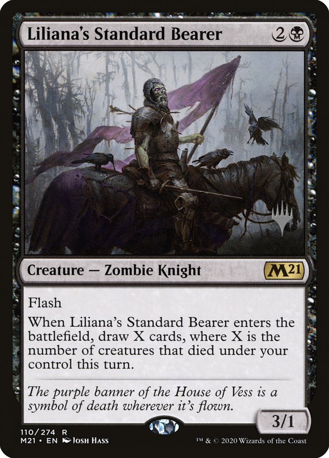 Liliana's Standard Bearer (Promo Pack) [Core Set 2021 Promos] | Exor Games Bridgewater