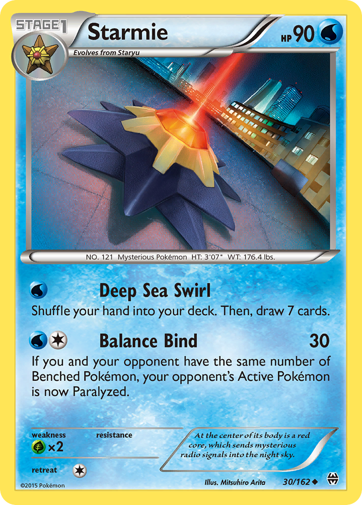 Starmie (30/162) [XY: BREAKthrough] | Exor Games Bridgewater