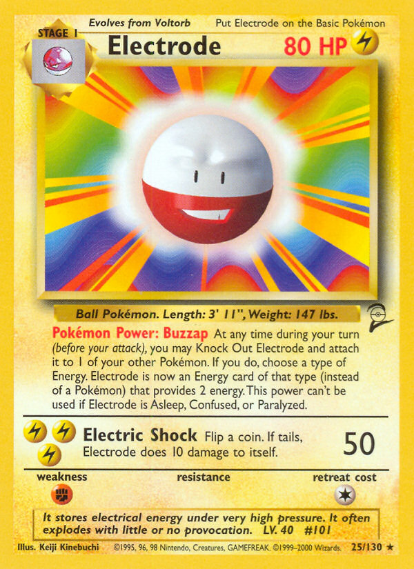 Electrode (25/130) [Base Set 2] | Exor Games Bridgewater