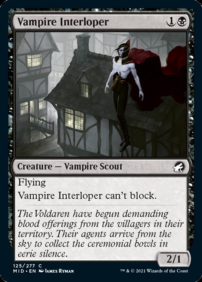 Vampire Interloper [Innistrad: Midnight Hunt] | Exor Games Bridgewater