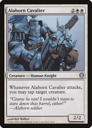 Alaborn Cavalier [Duel Decks: Knights vs. Dragons] | Exor Games Bridgewater