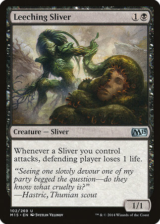 Leeching Sliver [Magic 2015] | Exor Games Bridgewater
