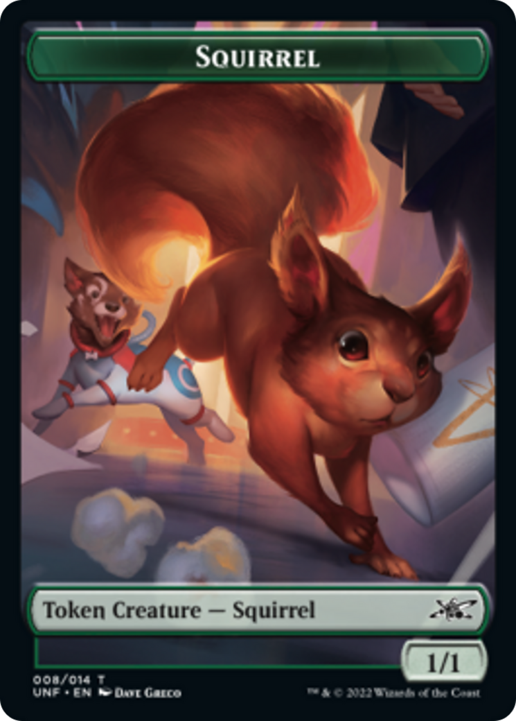 Squirrel // Balloon Double-sided Token [Unfinity Tokens] | Exor Games Bridgewater