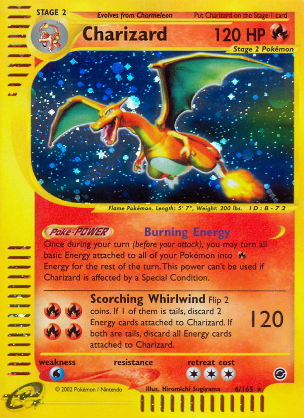 Charizard (6/165) [Expedition: Base Set] | Exor Games Bridgewater