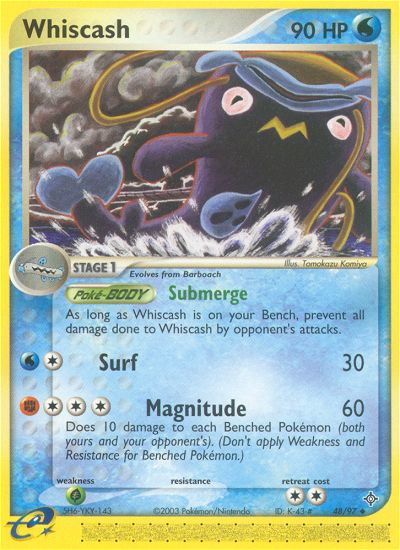 Whiscash (48/97) [EX: Dragon] | Exor Games Bridgewater