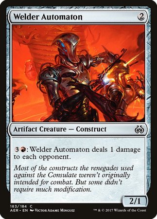 Welder Automaton [Aether Revolt] | Exor Games Bridgewater