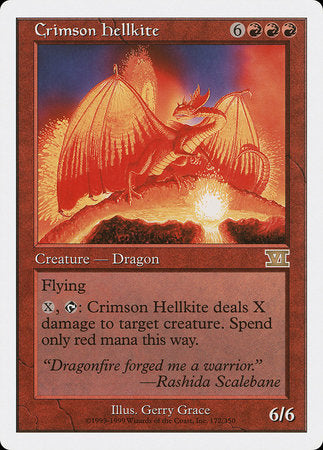 Crimson Hellkite [Classic Sixth Edition] | Exor Games Bridgewater