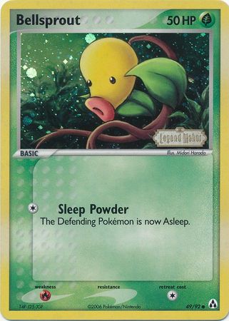 Bellsprout (49/92) (Stamped) [EX: Legend Maker] | Exor Games Bridgewater