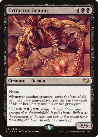 Extractor Demon [Commander 2015] | Exor Games Bridgewater