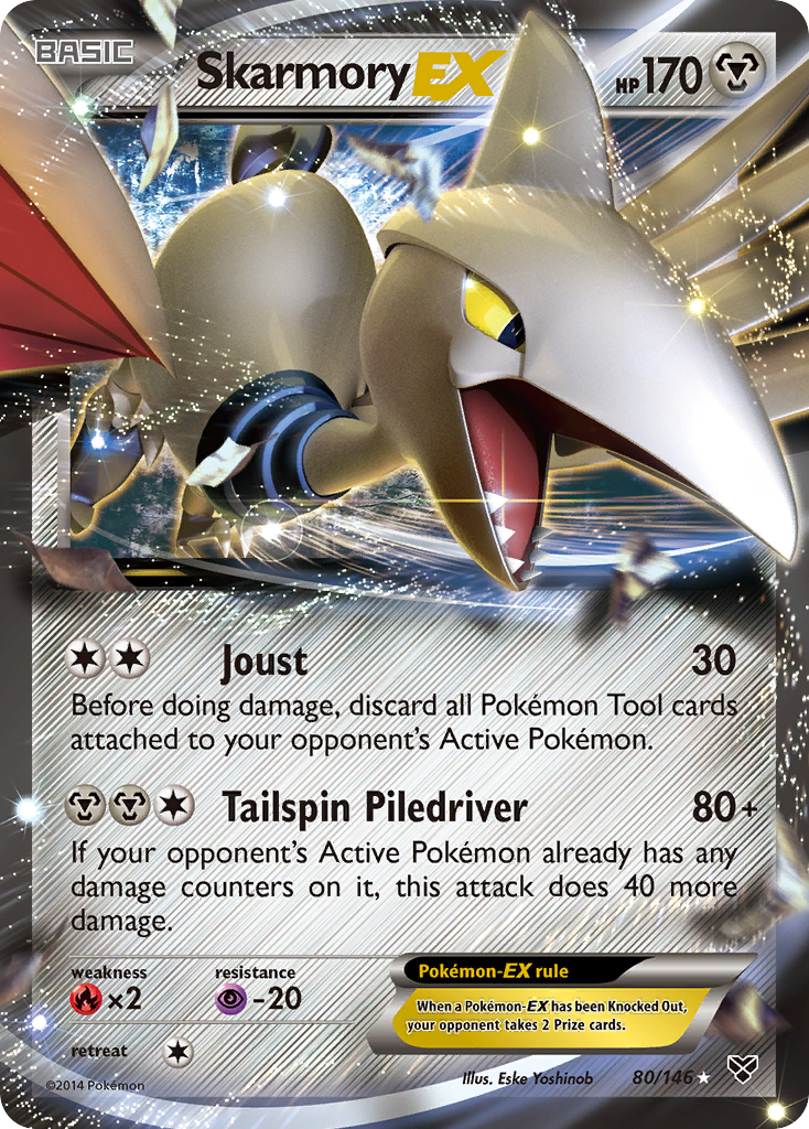 Skarmory EX (80/146) [XY: Base Set] | Exor Games Bridgewater