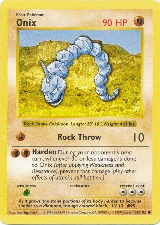 Onix (56/102) [Base Set Shadowless Unlimited] | Exor Games Bridgewater