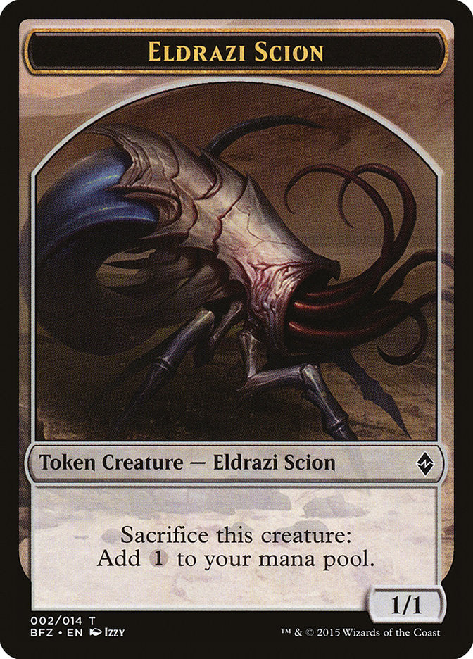 Eldrazi Scion (002/014) [Battle for Zendikar Tokens] | Exor Games Bridgewater