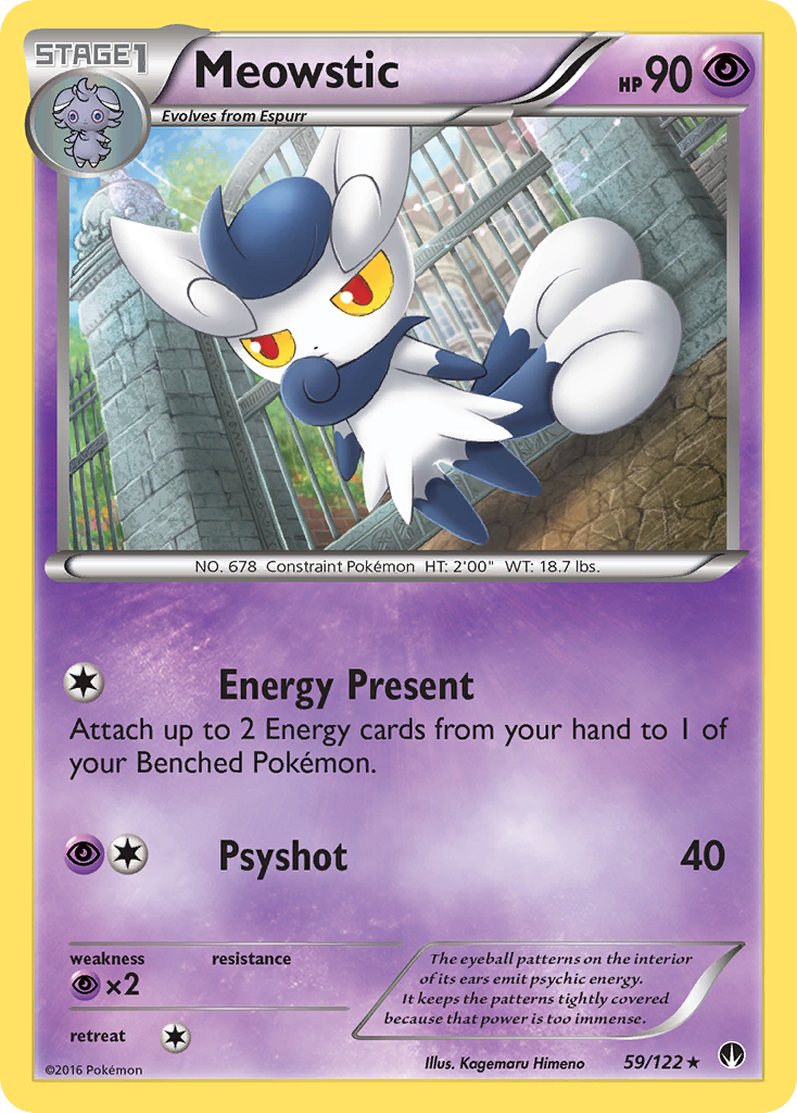 Meowstic (59/122) [XY: BREAKpoint] | Exor Games Bridgewater