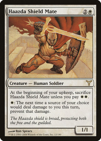 Haazda Shield Mate [Dissension] | Exor Games Bridgewater