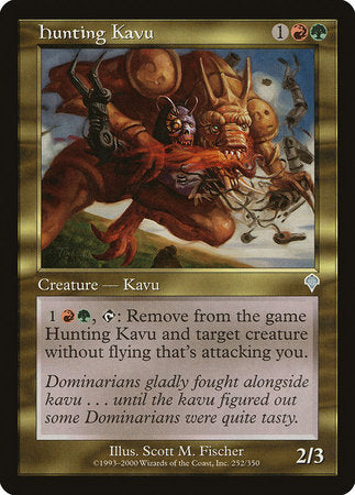 Hunting Kavu [Invasion] | Exor Games Bridgewater