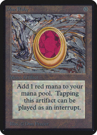 Mox Ruby [Limited Edition Alpha] | Exor Games Bridgewater