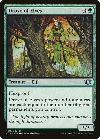 Drove of Elves [Commander 2014] | Exor Games Bridgewater