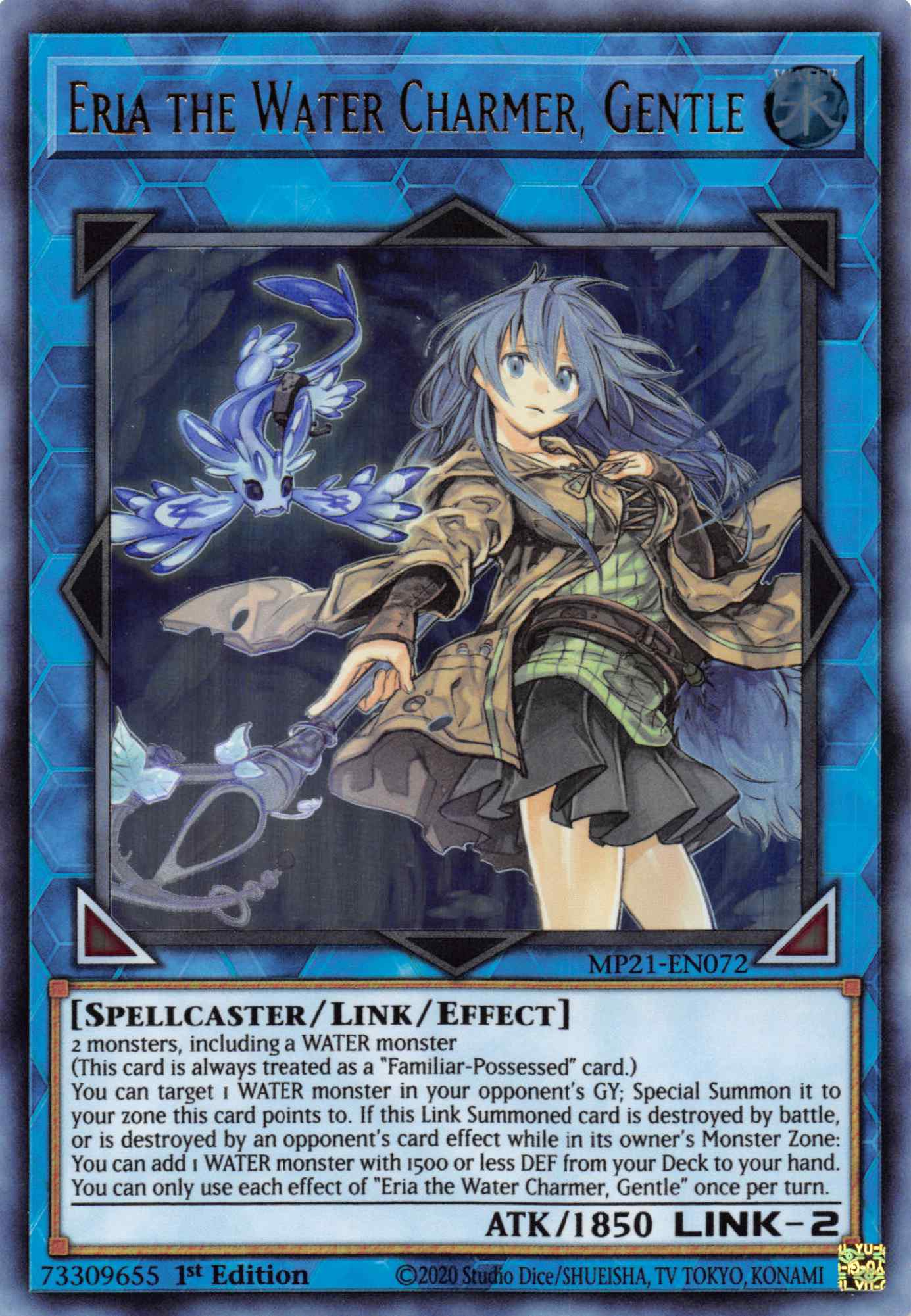 Eria the Water Charmer, Gentle [MP21-EN072] Ultra Rare | Exor Games Bridgewater