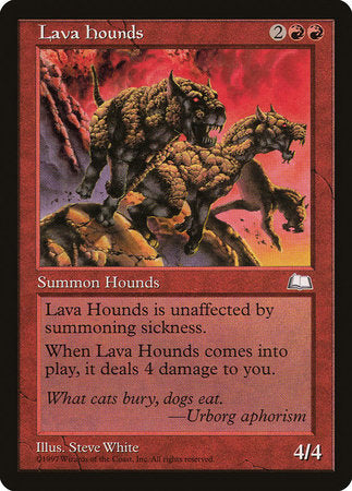 Lava Hounds [Weatherlight] | Exor Games Bridgewater