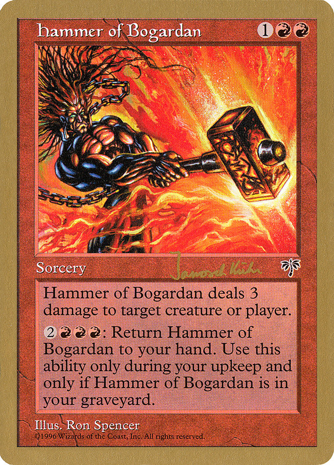 Hammer of Bogardan (Janosch Kuhn) [World Championship Decks 1997] | Exor Games Bridgewater