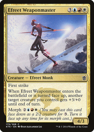 Efreet Weaponmaster [Khans of Tarkir] | Exor Games Bridgewater