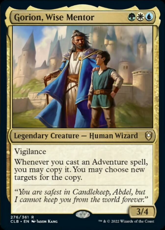 Gorion, Wise Mentor [Commander Legends: Battle for Baldur's Gate] | Exor Games Bridgewater