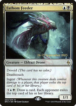 Fathom Feeder [Battle for Zendikar Promos] | Exor Games Bridgewater