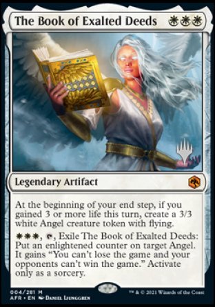 The Book of Exalted Deeds (Promo Pack) [Dungeons & Dragons: Adventures in the Forgotten Realms Promos] | Exor Games Bridgewater