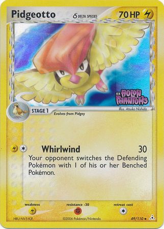 Pidgeotto (49/110) (Delta Species) (Stamped) [EX: Holon Phantoms] | Exor Games Bridgewater