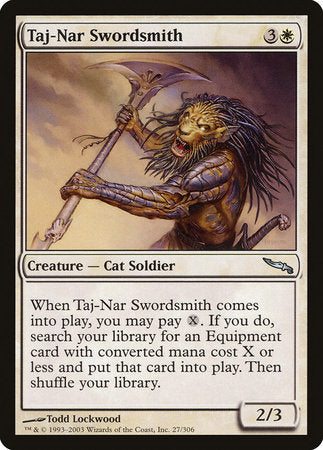 Taj-Nar Swordsmith [Mirrodin] | Exor Games Bridgewater