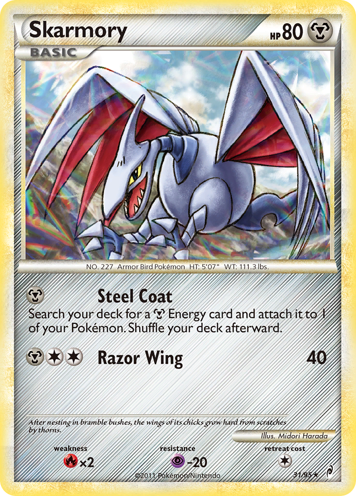 Skarmory (31/95) [HeartGold & SoulSilver: Call of Legends] | Exor Games Bridgewater