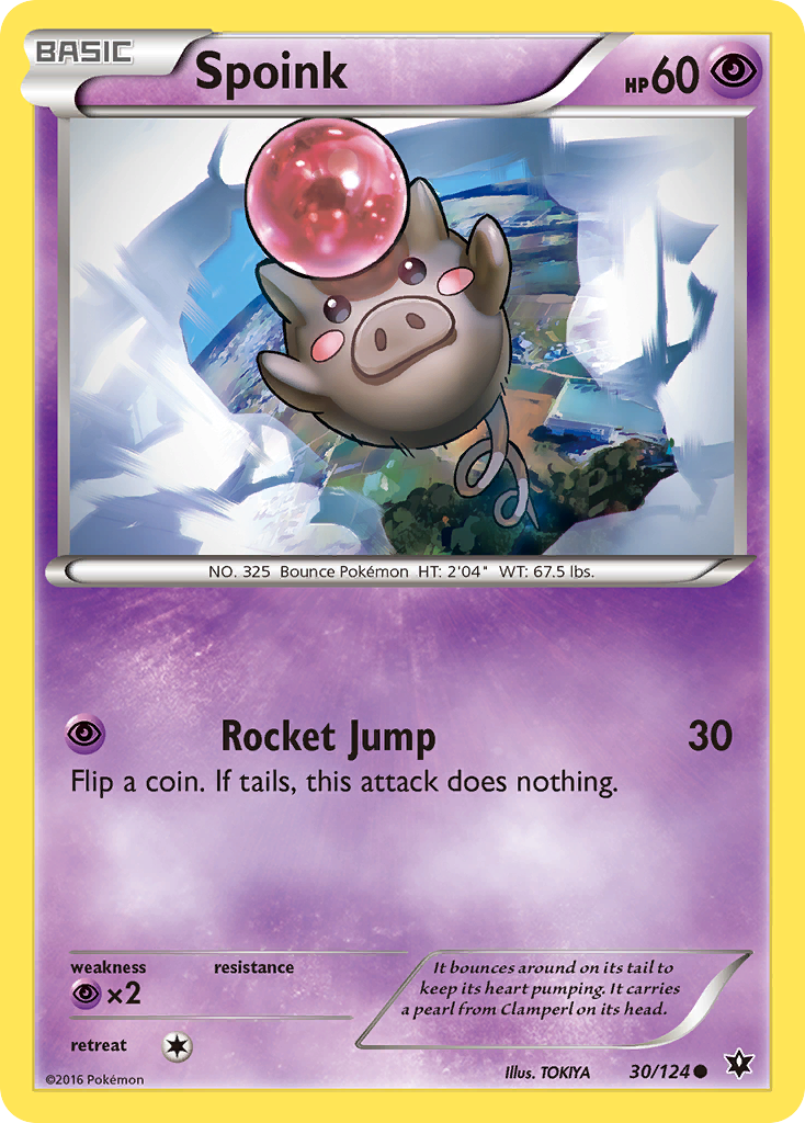 Spoink (30/124) [XY: Fates Collide] | Exor Games Bridgewater