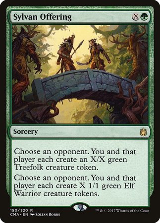 Sylvan Offering [Commander Anthology] | Exor Games Bridgewater