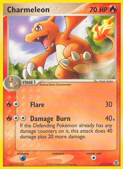 Charmeleon (31/112) [EX: FireRed & LeafGreen] | Exor Games Bridgewater