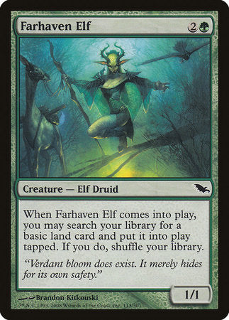 Farhaven Elf [Shadowmoor] | Exor Games Bridgewater