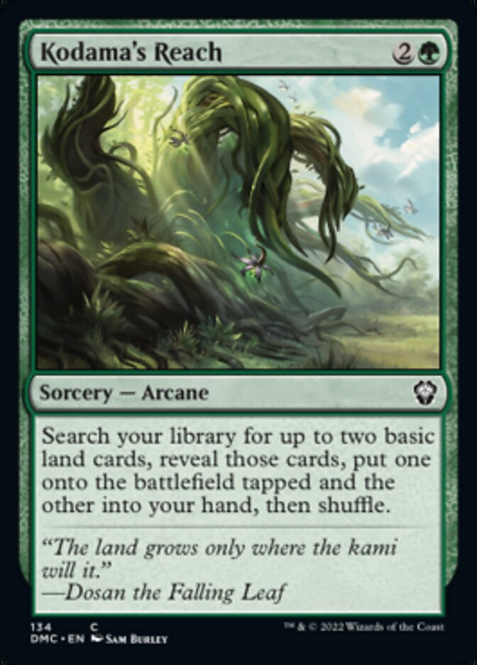 Kodama's Reach [Dominaria United Commander] | Exor Games Bridgewater