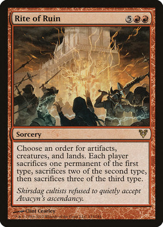Rite of Ruin [Avacyn Restored] | Exor Games Bridgewater