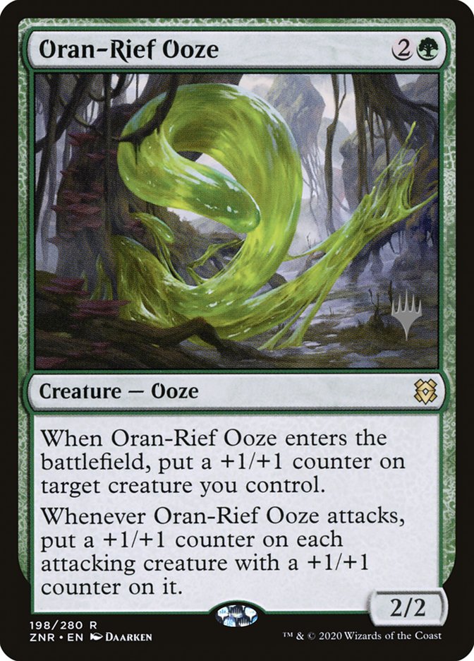 Oran-Rief Ooze (Promo Pack) [Zendikar Rising Promos] | Exor Games Bridgewater