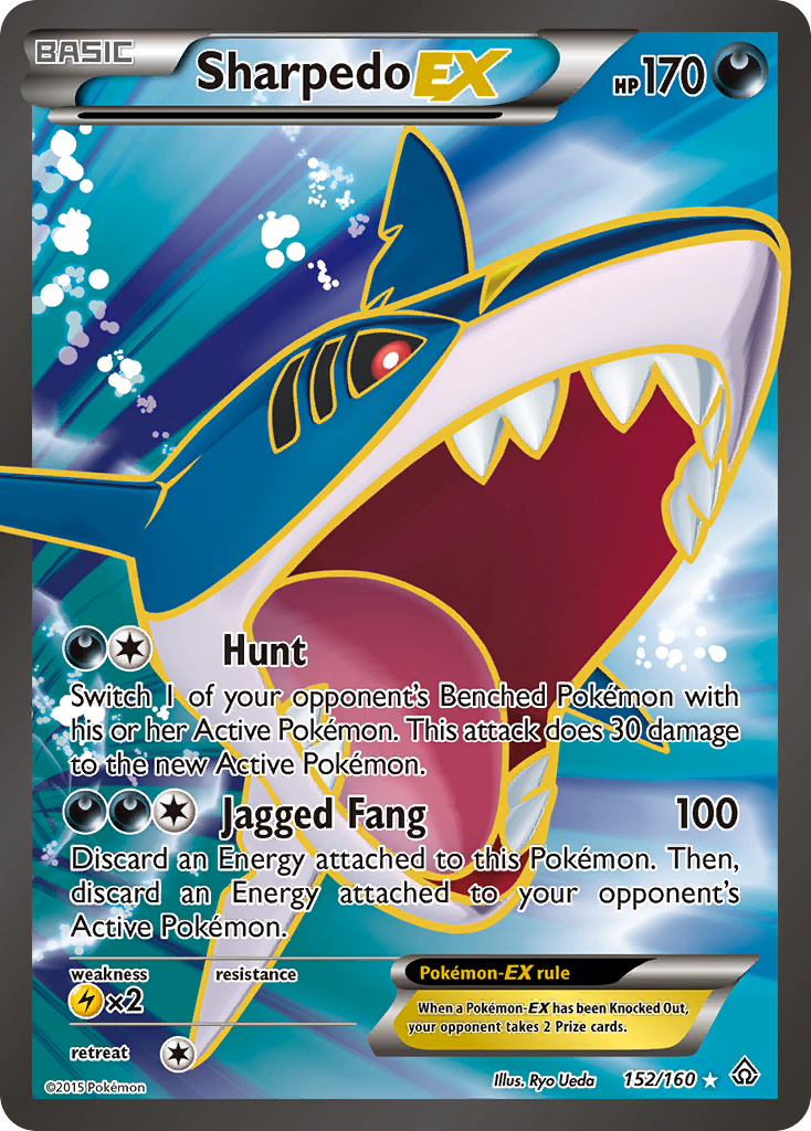 Sharpedo EX (152/160) [XY: Primal Clash] | Exor Games Bridgewater
