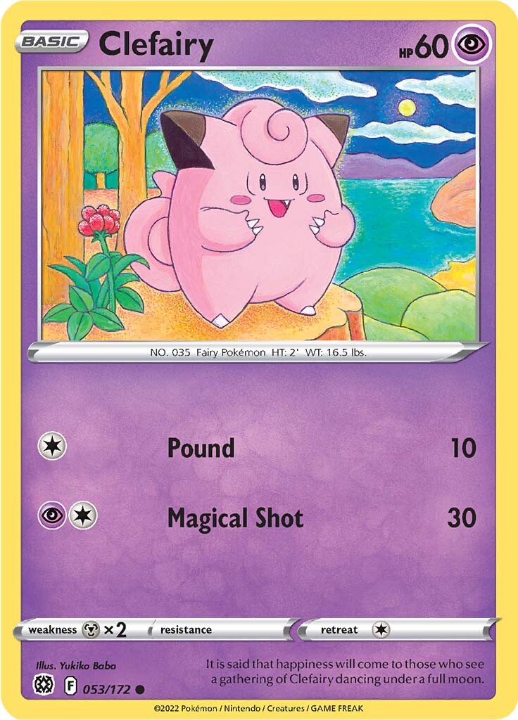 Clefairy (053/172) [Sword & Shield: Brilliant Stars] | Exor Games Bridgewater