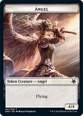 Zombie // Angel Double-Sided Token [Game Night: Free-for-All Tokens] | Exor Games Bridgewater