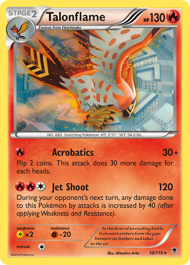 Talonflame (10/119) [XY: Phantom Forces] | Exor Games Bridgewater