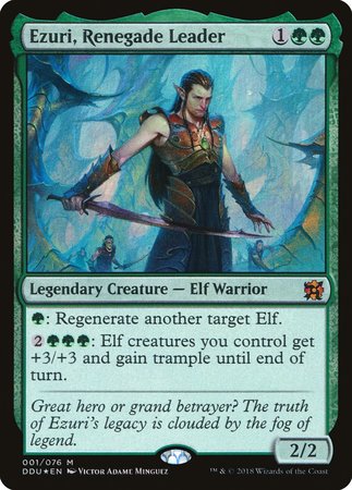 Ezuri, Renegade Leader [Duel Decks: Elves vs. Inventors] | Exor Games Bridgewater