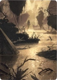 Murkwater Pathway Art Card [Zendikar Rising Art Series] | Exor Games Bridgewater