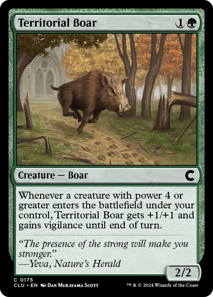 Territorial Boar [Ravnica: Clue Edition] | Exor Games Bridgewater