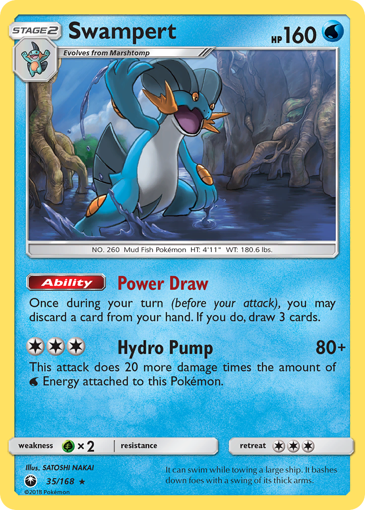 Swampert (35/168) [Sun & Moon: Celestial Storm] | Exor Games Bridgewater