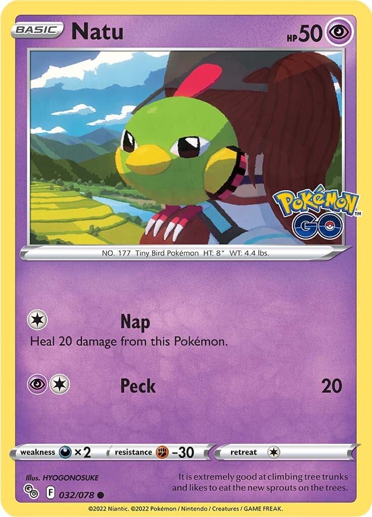 Natu (032/078) [Pokémon GO] | Exor Games Bridgewater